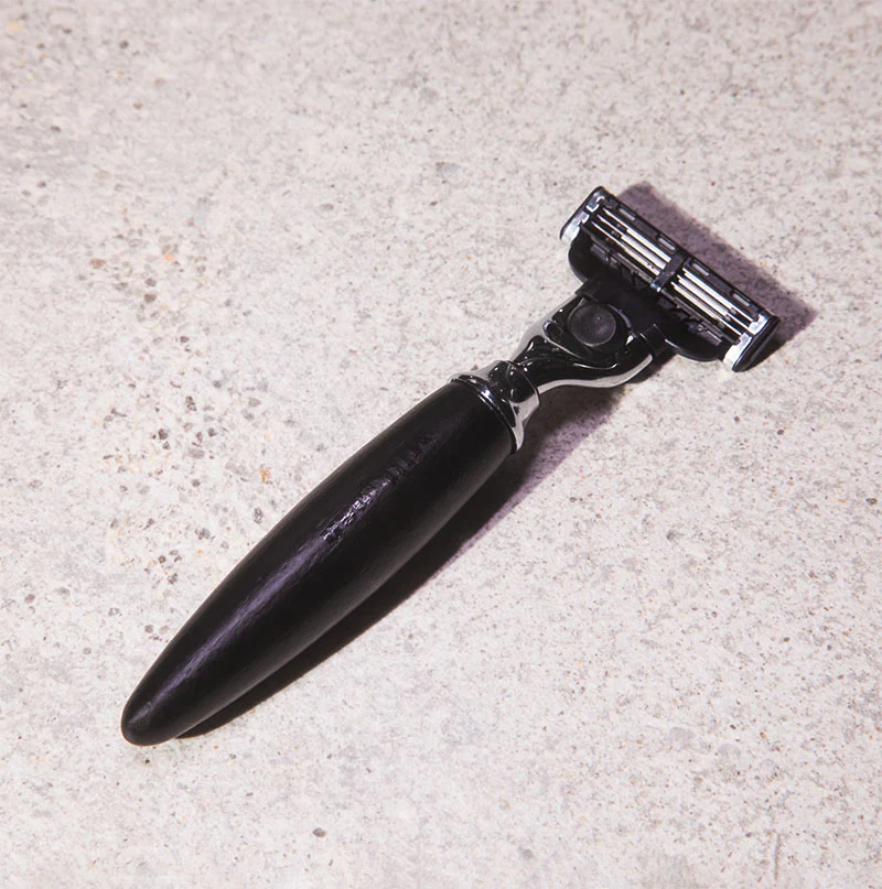 Mach 3 Compatible Cartridge Razor (Matte Black)